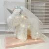 Caja de regalo de flor inmortal de unicornio Tanabata para el día de San Valentín para enviar a la novia, esposa, novia, regalo de cumpleaños para confesar una sorpresa romántica