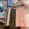Ropa Exterior para Niñas Leggings con Lazo Bebé Elásticos Rectos Pantalones Casuales Pantalones Anchos Estampados de Primavera y Otoño para Niños