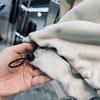 País Isleño Textura de Rejilla de Maíz Única Capa Media Dinámica Cálida Unisex Estilo Montaña al Aire Libre Chaqueta de Polar Holgada con Capucha