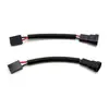 Chicote Adaptador Macho para Fêmea Soquete Relé Suporte de Lâmpada Linha H4H7H8H119005 Plugue de Farol de Carro Linha