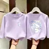 Camiseta de Manga Larga para Niña 2026 Nuevo Estilo Coreano Ropa de Otoño Niña Niños 100% Algodón Puro Tallas Medianas y Grandes Niños Temporada de Primavera y Otoño Top