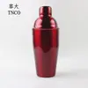 Suministro Exclusivo Transfronterizo de Accesorios para Vasos Mezcladores, Coctelera de 550 ml Pintada en Rojo en Spray, Coctelera para Barra Casera, Herramientas para Mezclar Cócteles
