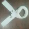Tiradores de Cremallera en Forma de Cuchara de Sopa de Sarga al por Mayor para Fabricantes, Adecuados para Varios Tamaños de Fundas Nórdicas, Cremalleras Lisas para Fundas Nórdicas, Tiradores de Cremallera Individuales de Nylon Blanco