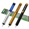 Chuangmeite desoldador semialuminio/todo aluminio negro dorado soldador eléctrico soldadura pistola manual para quitar estaño