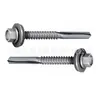 Parafusos Autoatarraxantes Hexagonais Dahua Si Nº 5 com Ponta Sextavada para Revestimento, Espessura 6-12 mm Aço Slot 1500h