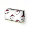 Nueva Bolsa Cosmética Cuadrada de Hello Kitty para Mujer, Linda Bolsa de Almacenamiento de Gran Capacidad, Bolso de Mano con Cadena de Dibujos Animados, Venta al por Mayor