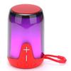 Comercio electrónico transfronterizo TG652 Altavoz Bluetooth efecto de luz pulsante transparente alta calidad de sonido subwoofer RGB regalo Audio Bluetooth