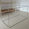 Soporte para mosquitero poste de soporte para pavimentación superior e inferior retráctil de acero inoxidable no retráctil soporte dormitorio estudiantil Universal