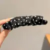 Pinza para el Cabello Tipo Plátano con Estampado de Leopardo para Mujer Nuevo Estilo 2025 Pinza Elegante de Alto Nivel Pinza Vertical para la Parte Posterior de la Cabeza Pinza de Garra para Cola de Caballo Alta