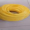 Cesta redonda de plástico de ratán completamente nueva, sólida, 2.4, material tejido, tira de plástico hecha a mano para bricolaje