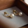 Brincos de Argola com Espiral para Mosquitos para Mulheres Sem Piercings, Brincos Longos com Acabamento de Luxo, Brincos Estilo Xuhongdou, Moda Ol