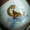 Dehua Yingqing Shoutao Taza de Maestro Cerámico Taza Tanque Taza de Té Taza de Cata de Té Juego de Té Kung Fu Taza de Té Kung Fu Taza Individual