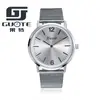 Reloj para mujer GT borde fino de fruta malla de dos agujas con esfera en blanco y negro estilo AliExpress entrega de fábrica de Yiwu