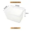 Caja de Almacenamiento Transparente con Tapa abatible Comercial para Conservar la Frescura Plástico de Grado Alimenticio Caja con Tapa abatible Refrigerador Caja Sellada para Porcionar Frutas, Verduras e Ingredientes