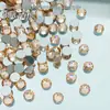 Rhinestones Grandes en Forma de Abanico, Rhinestones Redondos de Fondo Plano, Decoraciones para Uñas, Brillantes Cristales de Vidrio de Colores para Uñas, Venta al por Mayor para Uñas Postizas