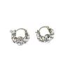 Exquisitos Pendientes de Aro Completamente Diamantados Super Brillantes 2026 Nuevo Estilo para el Viaje Diario Pendientes y Accesorios para Orejas Simples de Moda Versátiles