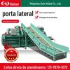 Máquina hidráulica de enfardamento de garrafas plásticas horizontais máquina de enfardamento de sacos de papel reciclado máquina de enfardamento de latas de filme plástico customização