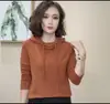 Sudadera de Terciopelo con Capucha de Tela Original Dropshipping 2025 Otoño Nueva Moda Color Sólido Holgada para Mujer