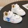 Zapatos para Niña 2026 Nuevo Modelo de Primavera Tenis de Piel para Niños Tenis Blancos Casuales de Princesa para Niños Grandes