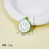 Pingente de Rosto Sorridente Assimétrico Popular Transfronteiriço Expressão Fofa Pingente de Liga Leve Acessórios para Pulseira Colar DIY