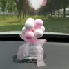 Accesorios Interiores de Coche Globo de Confesión Decoraciones para Coche Adornos de Perfume Lindos Tablero de Dibujos Animados Artículos Más Vendidos Tablero