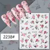 Calcomanías retro de flores en polvo de cebolla para uñas calcomanías de uñas de flores pequeñas coloridas calcomanías decorativas de uñas con patrones pequeños venta al por mayor