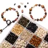 Múltiplos Estilos de Contas de Madeira Hemu Feitas à Mão Contas DIY Pulseira Colar Acessórios Pulseira Materiais Decorativos Joias Contas Soltas