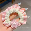 Goma para el pelo satinada floral Maillard para mujer, alta elasticidad, liga para el pelo duradera que no daña el cabello, accesorio elástico para el pelo