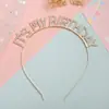 Faixas de Cabeça Decorativas de Natal Europeias e Americanas, Acessórios de Cabelo Sete-Coloridos, Multi-Séries Feliz Natal Colorido Dourado