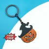 Llavero de Halloween Dibujo Animado Llavero Divertido de Calabaza Llavero de Fantasmita Tendencia Dioses Masculinos y Femeninos Colgante de Bolso de Aspecto Elegante