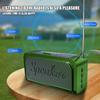 Altavoz Pequeño de Comercio Exterior Bluetooth Tarjeta de Enchufe Linterna Solar para Exteriores Lanya Regalo Audio Pequeño Conveniente