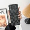 Adecuado para Samsung Zflip 40% de descuento Funda Apilada para Teléfono Móvil Patrón C Funda de Cuero Zflip4 Funda de Cuero de Moda Zflip5 Funda Protectora