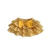 Ins Estilo Coreano Bolsa para Niñas Pantalones de Falda Trasera Verano Niña Pequeña Lazo Pastel Falda Pantalón Corto Ropa Exterior Pantalones de Falda para Niños Versátiles