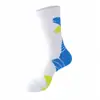Calcetines de correr profesionales para maratón para hombre, de longitud media, resistentes al desgaste, absorbentes de sudor, con planta de toalla, para correr al aire libre y baloncesto