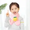 Novo Cachecol Infantil para Pescoço de Pelúcia Fofo Desenho Animado Quente à Prova de Vento Masculino e Feminino Estudantes Outono e Inverno Versátil Espessado