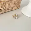 Anillo de Acero de Titanio de Nuevo Estilo Transfronterizo que no se decolora para Mujer, Anillo Abierto Retro Francés de Mariposa y Abeja Dorada