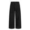Pantalones de Pierna Recta con Pinzas Yongfang Old Money para Hombre y Mujer, Vintage Versátil Texturizados Sueltos Adelgazantes Tridimensionales Modernos Simples Casuales