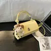 Bolso coreano de nicho, nueva moda verano 2026, bandolera de color sólido texturizado, bolso de mujer elegante de alto valor