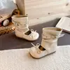 Botines cortos de piel para niña, nuevo modelo otoño 2026, zapatillas de princesa de suela blanda para niñas, botitas infantiles, zapatos pequeños de piel de moda