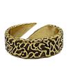 Anillo abierto de diseño original de Chiba, marca tailandesa de plata tide, con textura de oro antiguo, estilo retro antiguo, para hombres y mujeres, combina con todo.
