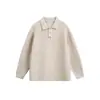 Ropa para Hombre Northbound 2026 Otoño/Invierno Nuevo Suéter de Punto Liso Pullover para Hombre, Corte Holgado, Cuello Solapa, Chaqueta para Atuendo de Pareja