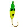 Anzuelo de Pesca de Cabeza de Plomo Cepillado con Forma Plana de Calabaza de 7 Colores Transfronterizo 1.2g Micro Colorido Anzuelo de Pesca en Hielo Señuelo de Cebo de Pez Suave