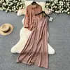 Elegante Conjunto de Duas Peças Feminino Nicho Estilo Preguiçoso Roupa Externa Fina Solta Manga Longa Camisa Protetora Solar Jaqueta com Alça de Vestido