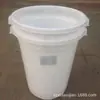 Venta al por mayor del fabricante Barril redondo engrosado de 200 L para fermentación y elaboración de cerveza Cubo de agua de plástico Pe Blanco Grande