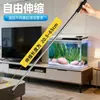 Raspador Telescópico para Algas de Acuario con Mango Extendido Cepillo Limpiador de Acuario Eliminación de Algas de las Paredes Internas de Acuarios Plantados Limpieza de Manchas en el Vidrio