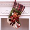 Bolsa de Regalo Calcetín de Navidad Decoración de Ventana Escena Navideña Colgante Pequeño Decoraciones Navideñas Bolsa de Dulces para Niños