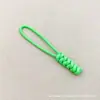 Cremallera de Resorte Extraíble Cuerda de Tirón de Poliéster Anudada Colgante Cuerda de Paraguas Tejida Bolsa Exterior Reparación Cabezal de Tirón Reemplazable
