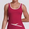 Trajes de color block deportivos europeos y americanos transfronterizos para mujer, moda casual de cintura alta, ropa deportiva para fitness, ropa de yoga, venta al por mayor de fábrica