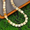 Venta Caliente Transfronteriza 10*10mm Piedra Natural Ágata Cristal Forma Especial Cuadrada con Ranura Pieza Cuadrada Joyería Accesorios DIY