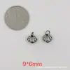 198-249 Colgante de Borla de Plata Antigua Retro de Shanxi Accesorios DIY Pulsera de Plata Sanqi Pulsera con Cuentas Adornos Wenwan Accesorios